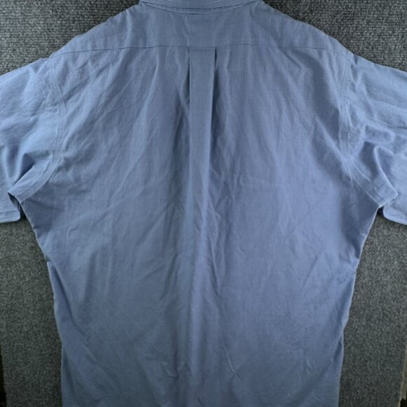 Brooks Brothers Button Up Shirt Men Cotton Blue Houndstooth 16 34/35 Traditional - Picture 13 of 13
